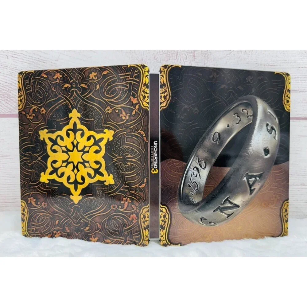 Uncharted 3 Drake's Deception Sony PS3 PlayStation 3 Steelbook 2011 NO DISC
